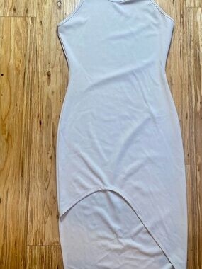 free press cream Asymmetrical Hem Bodycon Dress